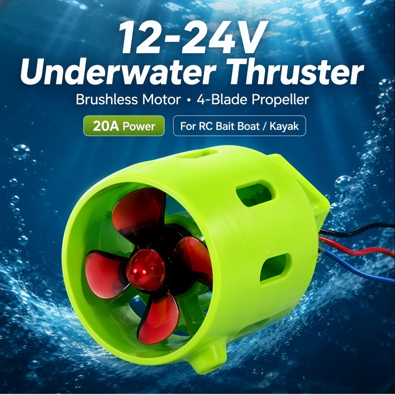 Fishing Boat Oar - 12-24V 20A Brushless Underwater Thruster 4