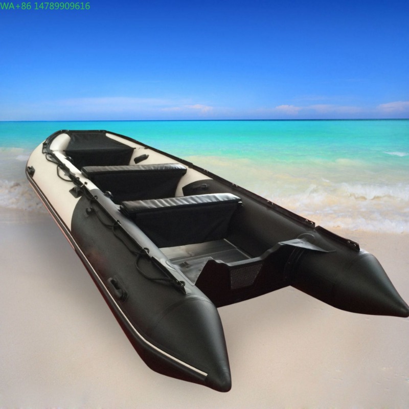 Fishing Boat Inflatable - Thickened PVC 4.7 m 9-seat Rescue