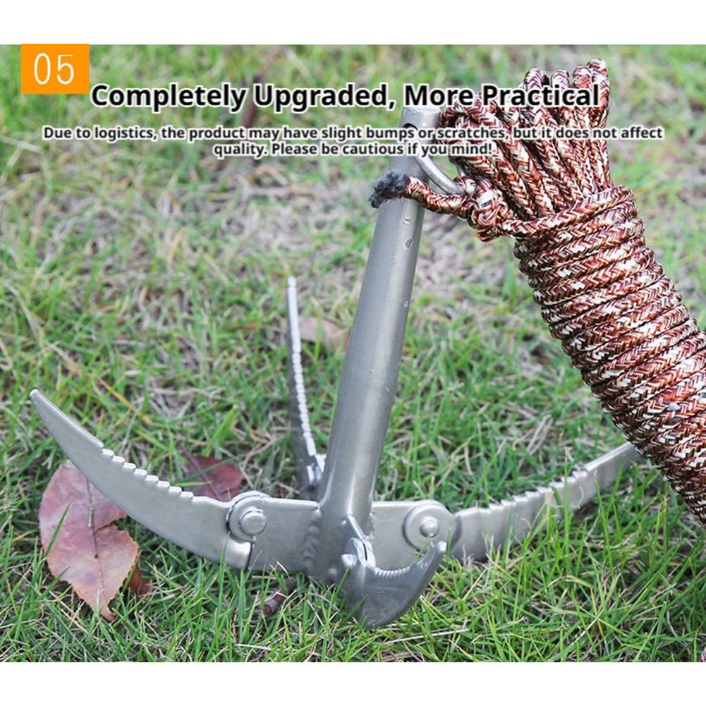 Outdoors Grappling Hook Surviv - Fishing Boat Anchor ulasan dan harga