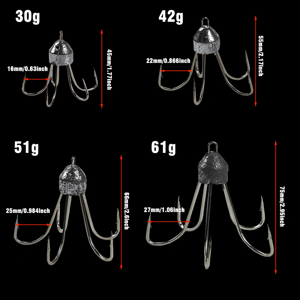 Topranc 1Pcs High Carbon Steel - Fishing Boat Anchor ulasan dan harga