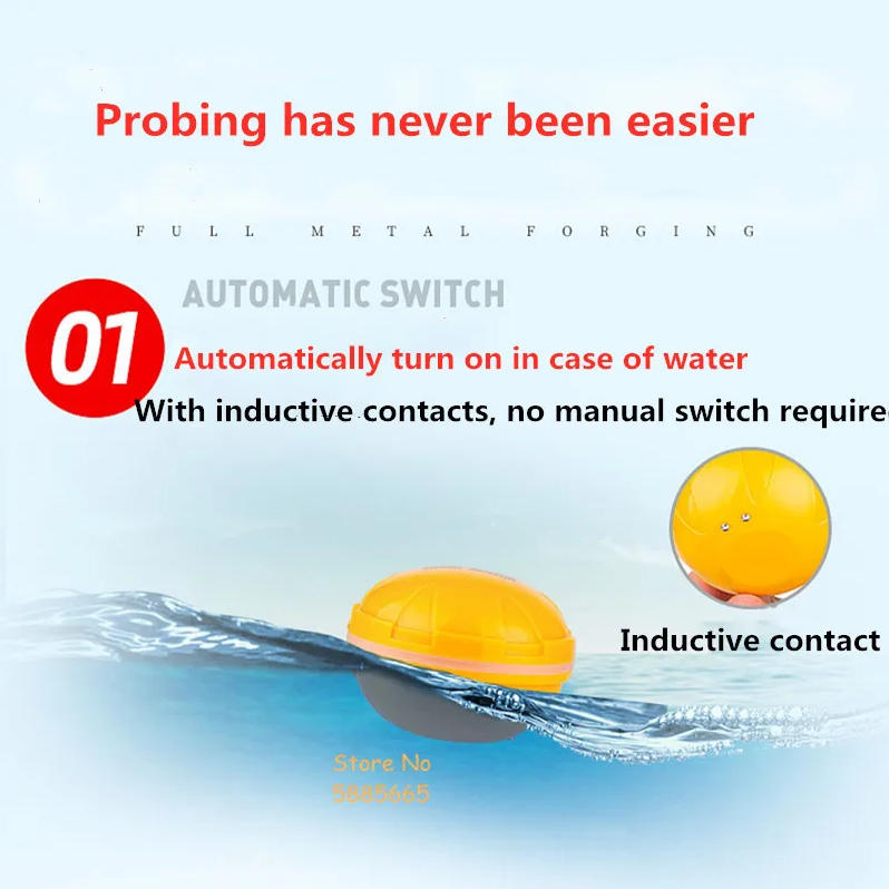 Smart Portable 50M Depth Sonar - Fishing Boat Depth Finder ulasan dan harga