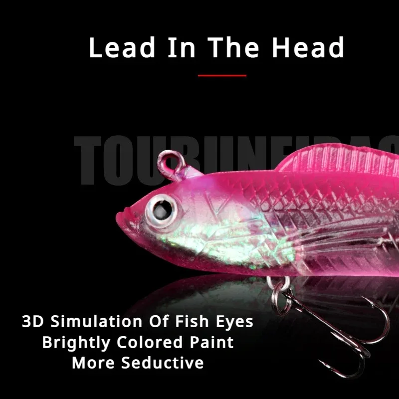 10 Pcs Lure Baits with T-tail  - Fishing Boat Anchor ulasan dan harga