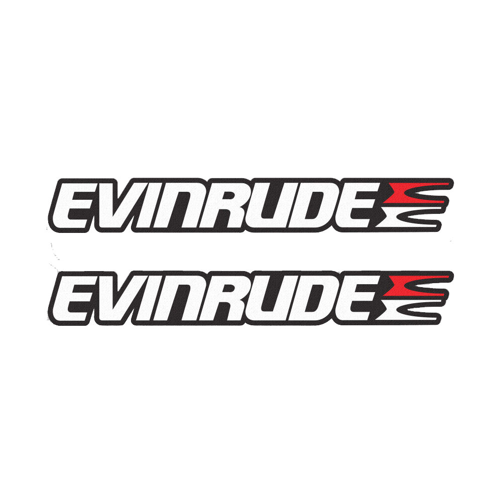 2pcs for Evinrude sticker deca - Fishing Boat Outboard Motor ulasan dan harga