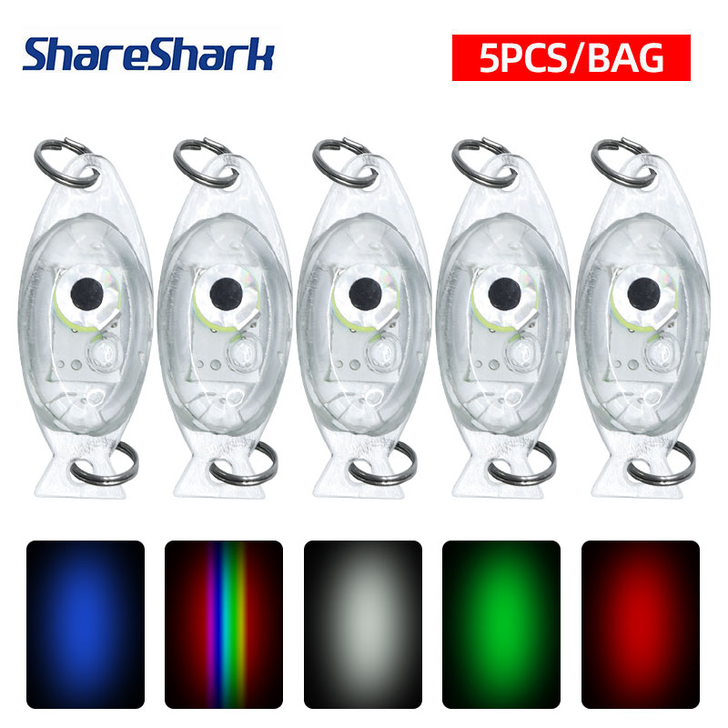 ShareShark 5pcs Deep Drop Fish - Fishing Boat Navigation Light ulasan dan harga