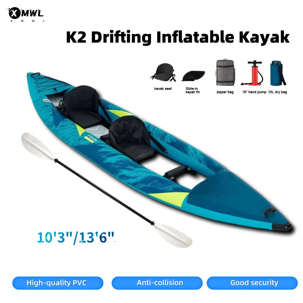Canoe Kayak Inflatable Boat 1- - Fishing Boat Paddle ulasan dan harga