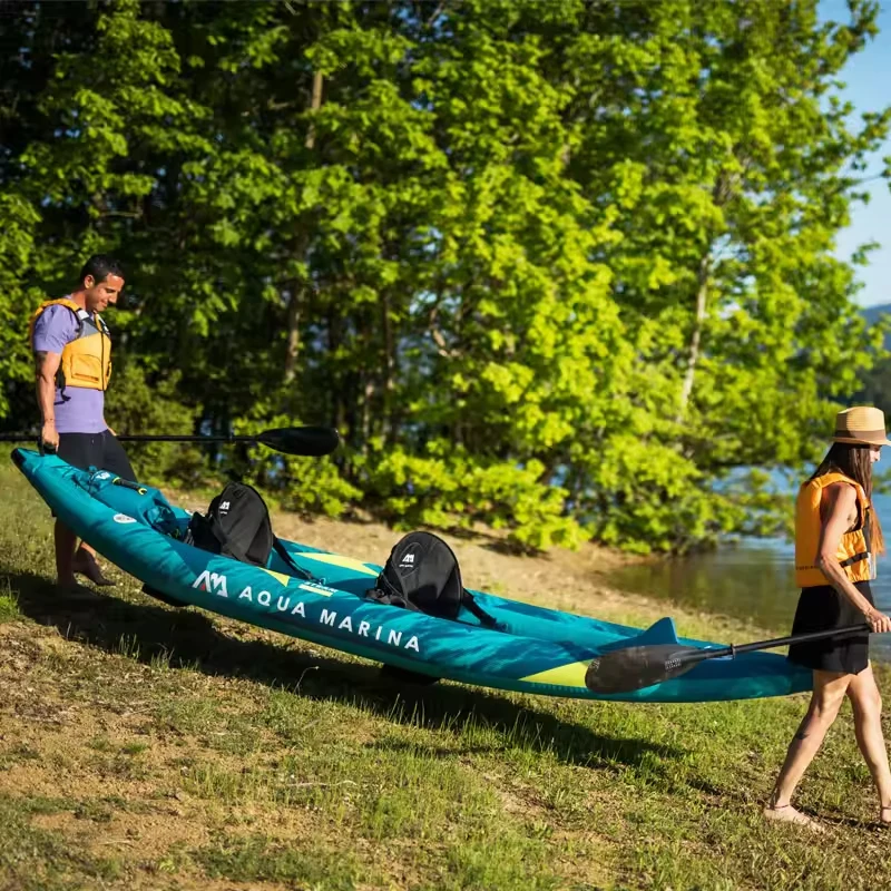 Canoe Kayak Inflatable Boat 1- - Fishing Boat Paddle ulasan dan harga