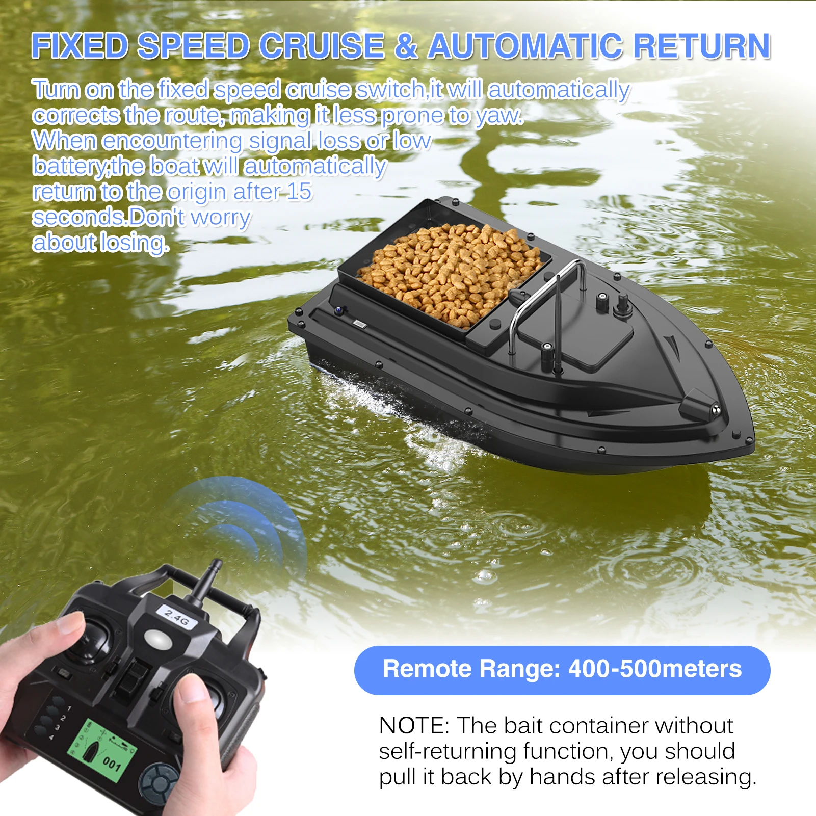 D16E GPS 12000mAh Fishing Bait - Fishing Boat Gps ulasan dan harga