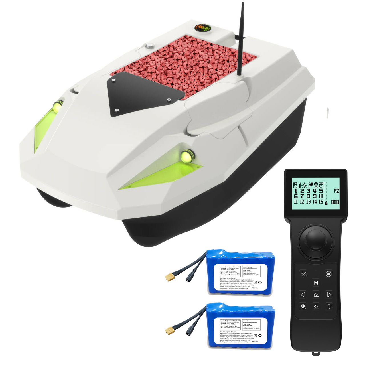 12V GPS RC Bait Boat 100 Posit - Fishing Boat Gps ulasan dan harga