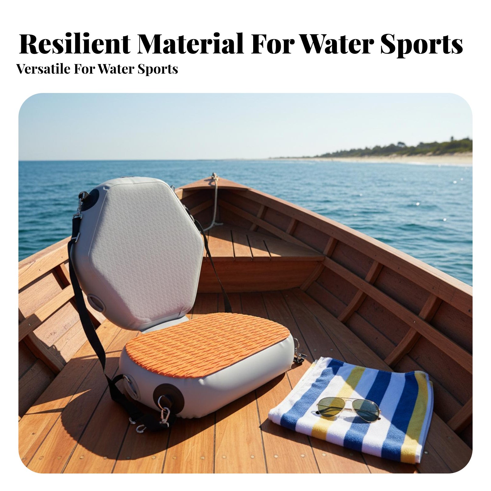 Inflatable Kayak Seat Wear-Res - Fishing Boat Paddle ulasan dan harga