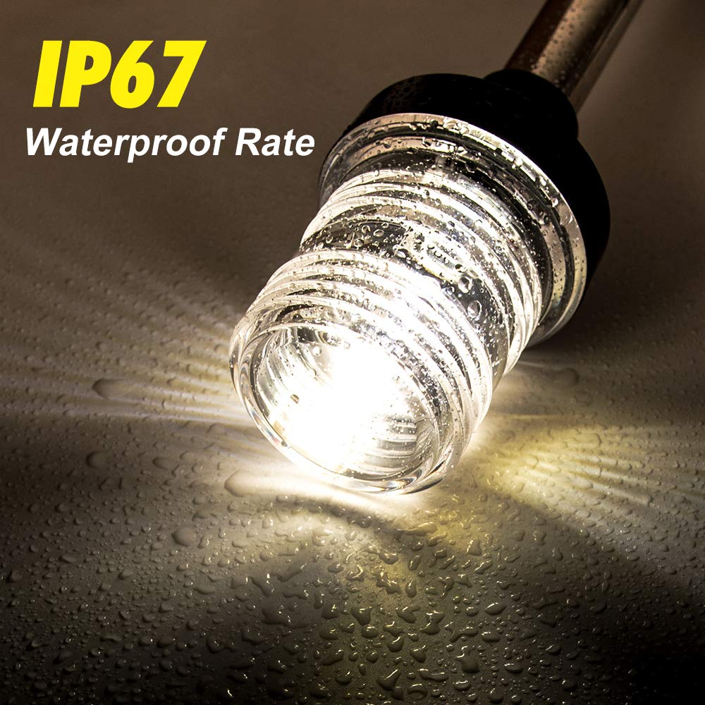 360 Degree White LED Fold Down - Fishing Boat Anchor ulasan dan harga