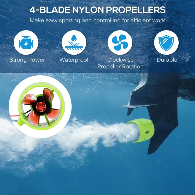 12-24V 20A Brushless Underwate - Fishing Boat Oar ulasan dan harga