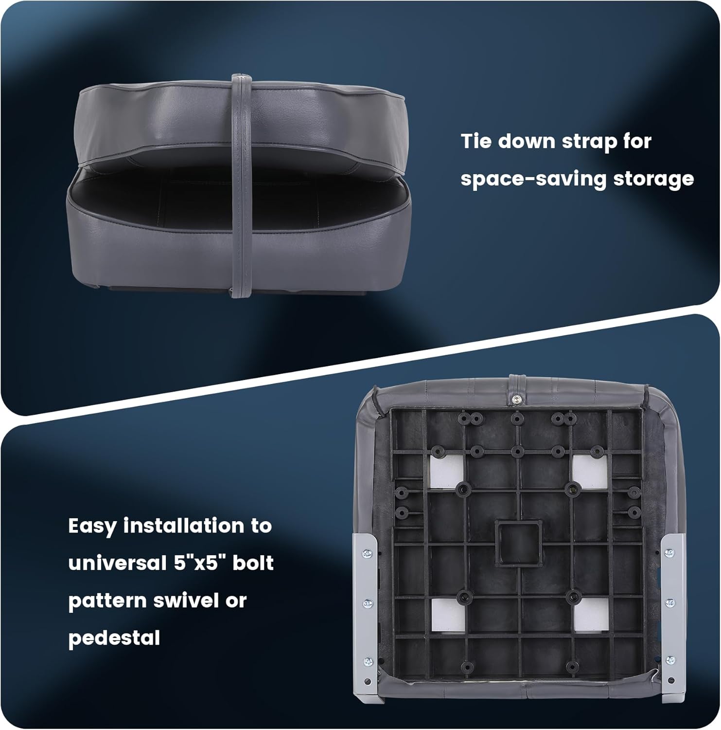 2 Pack Folding Boat Seats, Hig - Fishing Boat Seat ulasan dan harga
