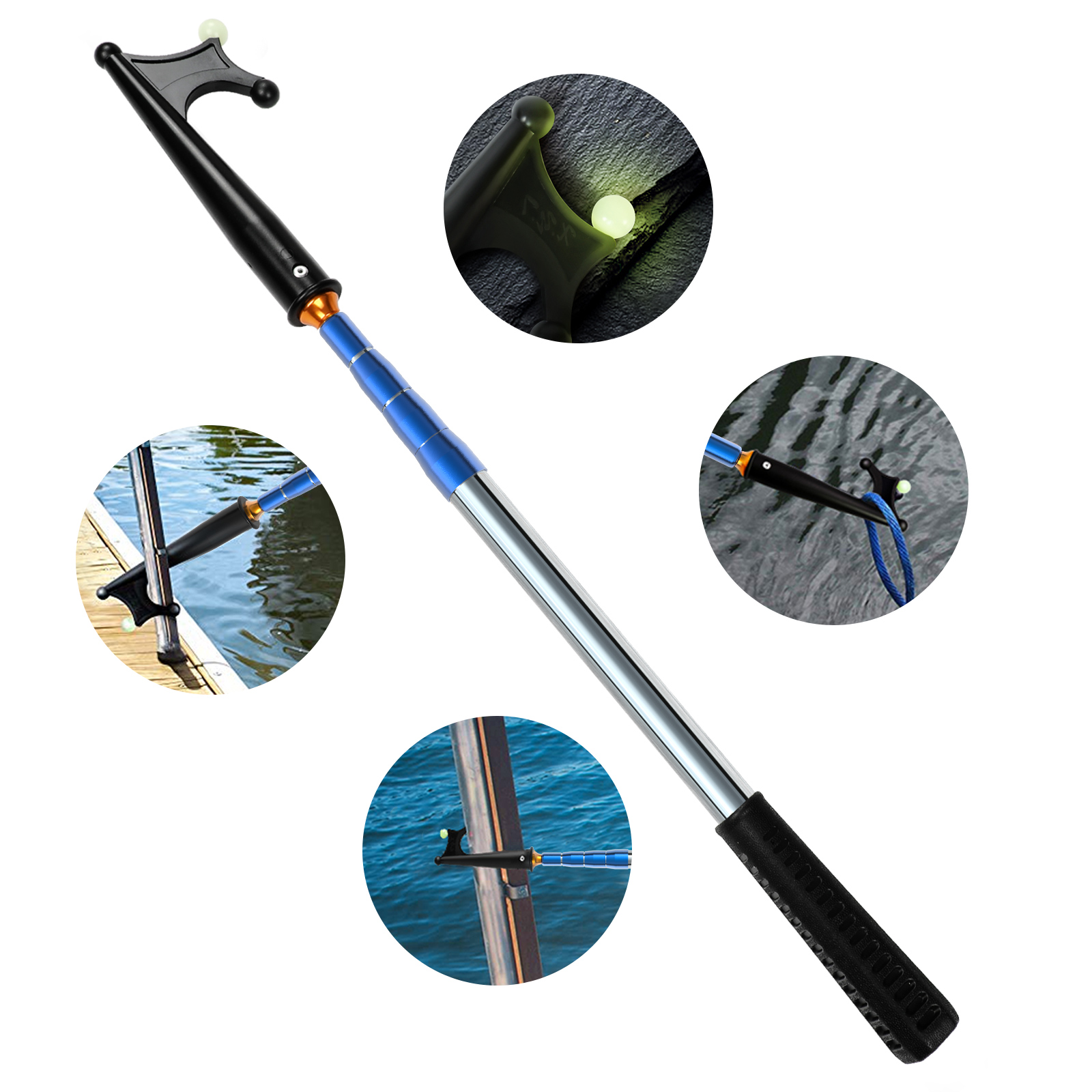 SANLIKE Retractable Luminous B - Fishing Boat Trailer ulasan dan harga