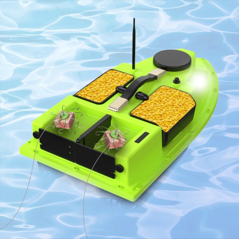 D19 GPS RC Bait Boat 600M 4 Ho - Fishing Boat Gps ulasan dan harga
