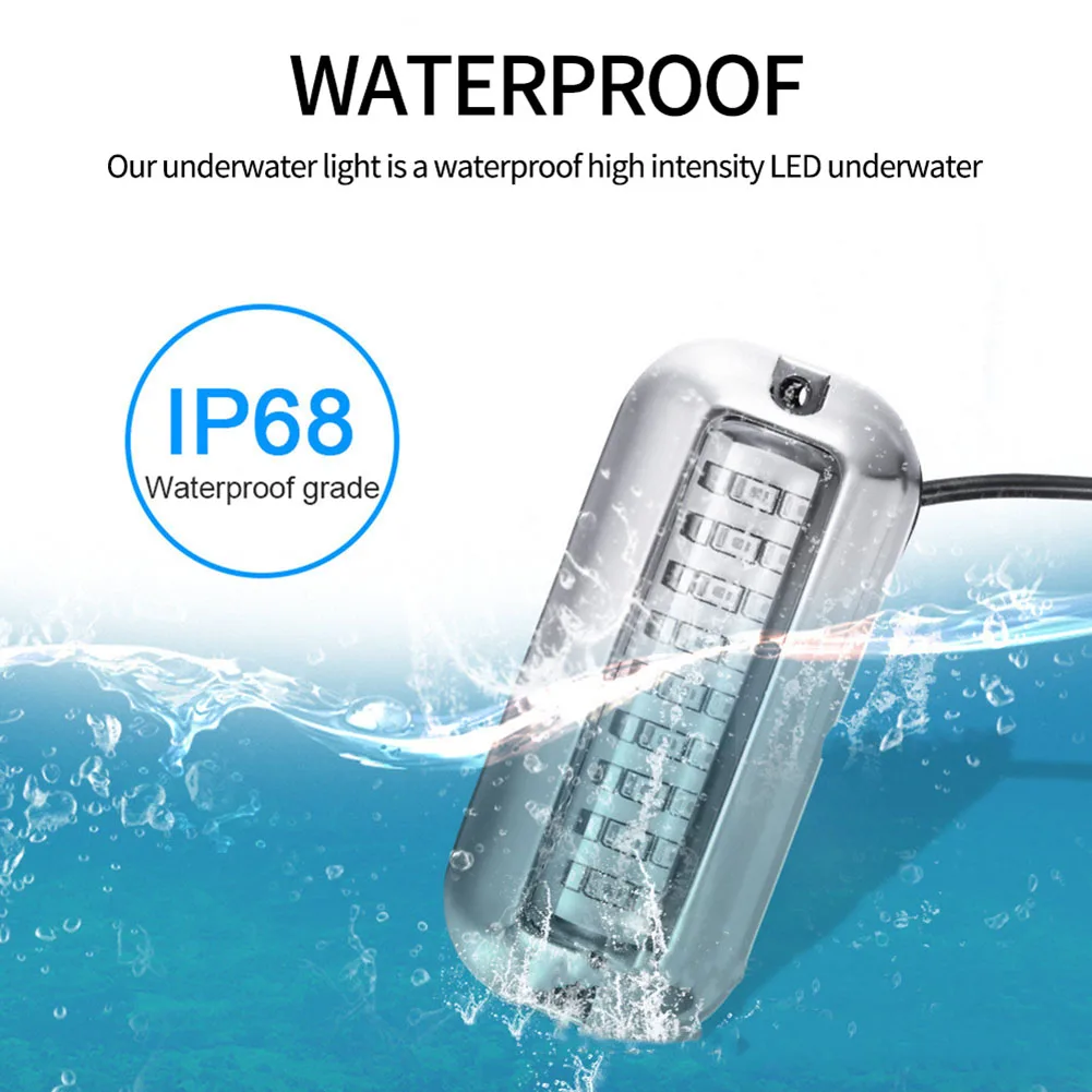 27LED Speedboat Lights Stainle - Fishing Boat Navigation Light ulasan dan harga